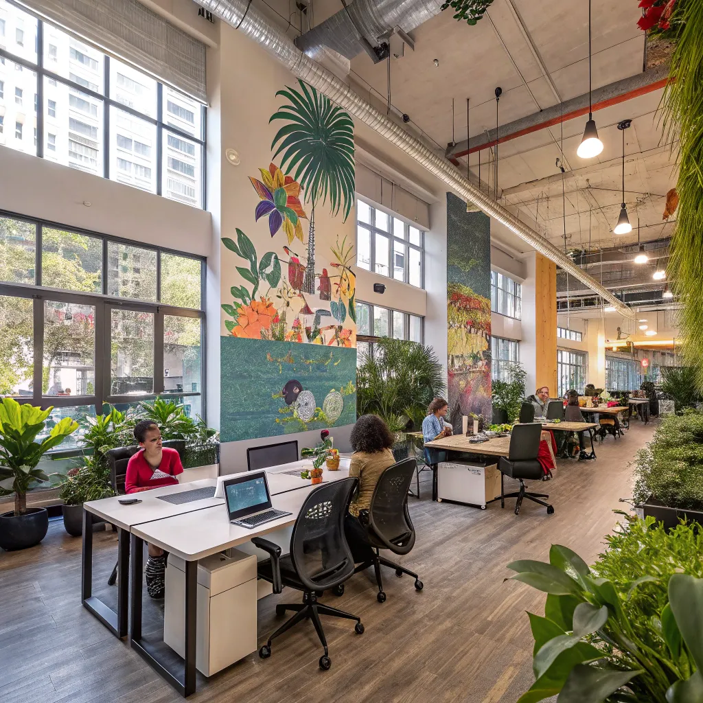 Coworking space interior